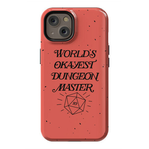 World's Okayest Dungeon Master Phone Case